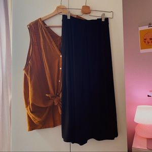 ASOS Curve | Midi Box Pleat Skirt